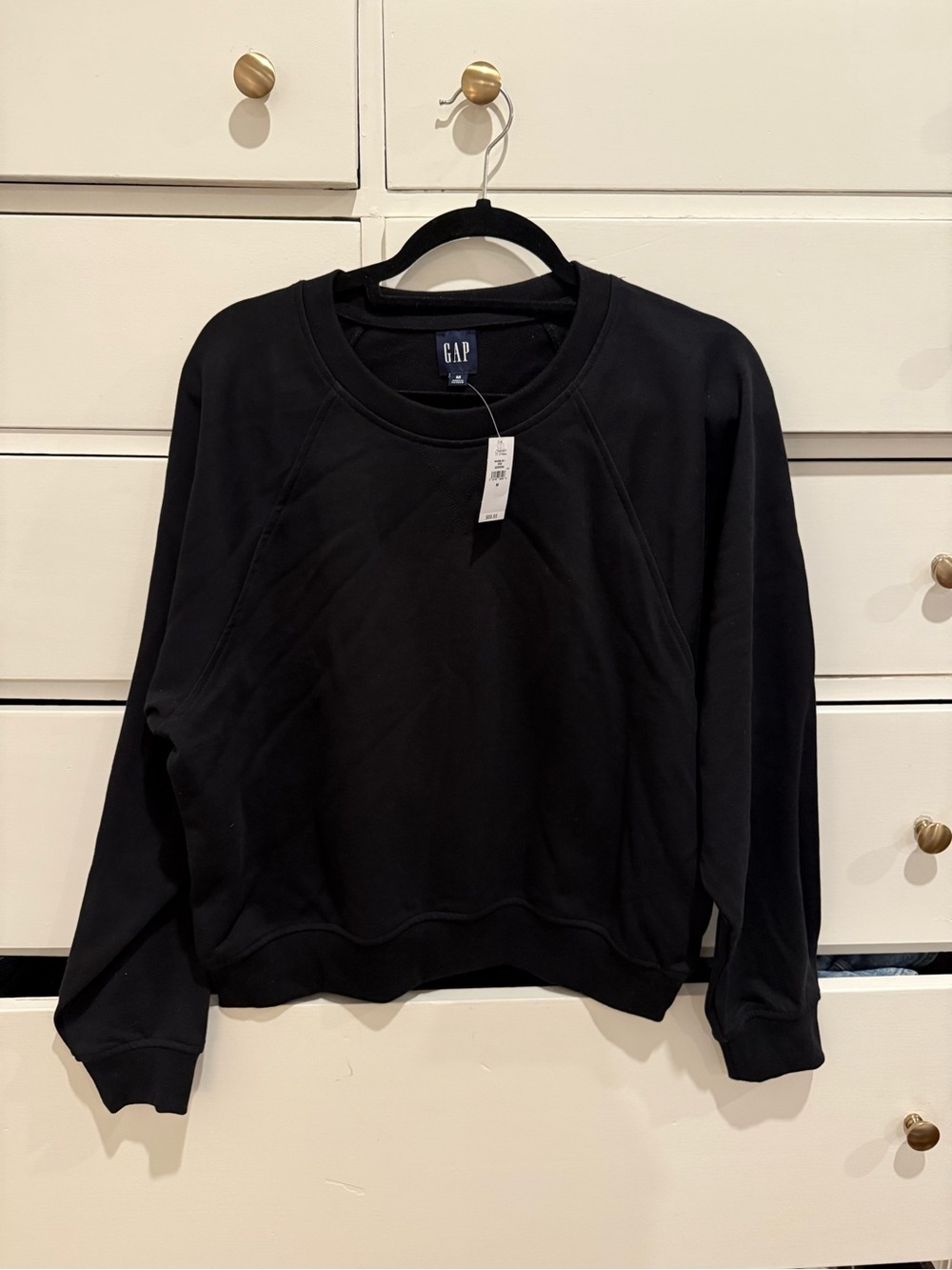 GAP Women's Black Crewneck Pullover Sweater
